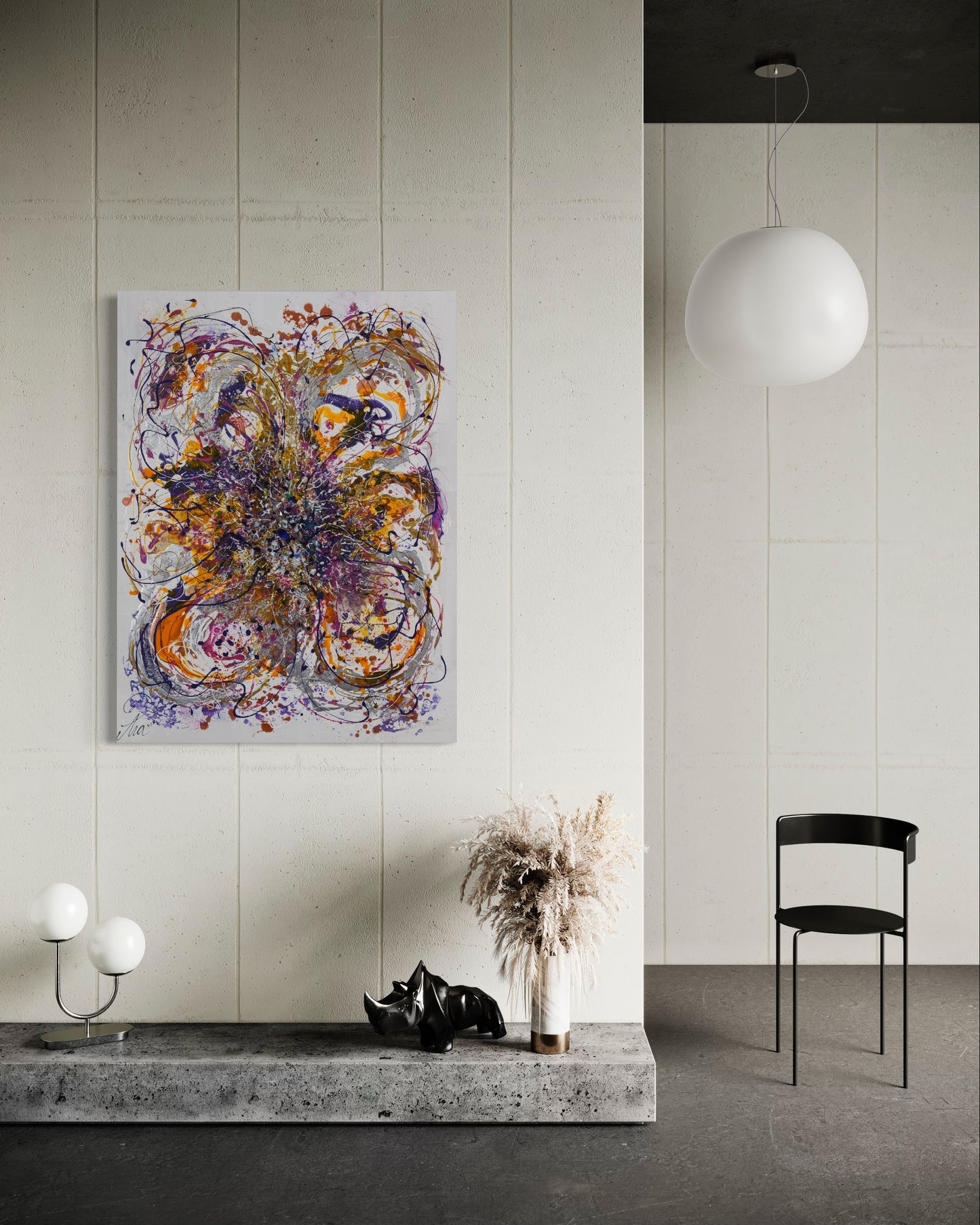 Blossoming Passion Original Painting