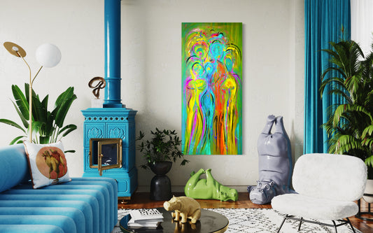 Tribal Mothers Original Painting