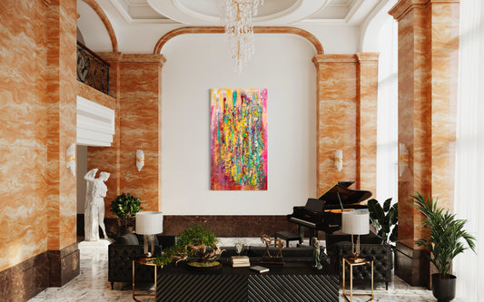 Crystal Cave Original Painting