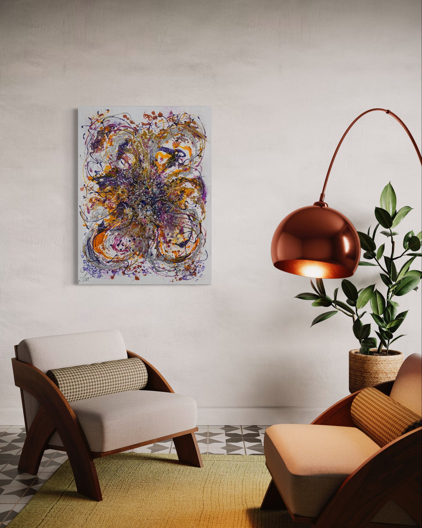 Blossoming Passion Original Painting