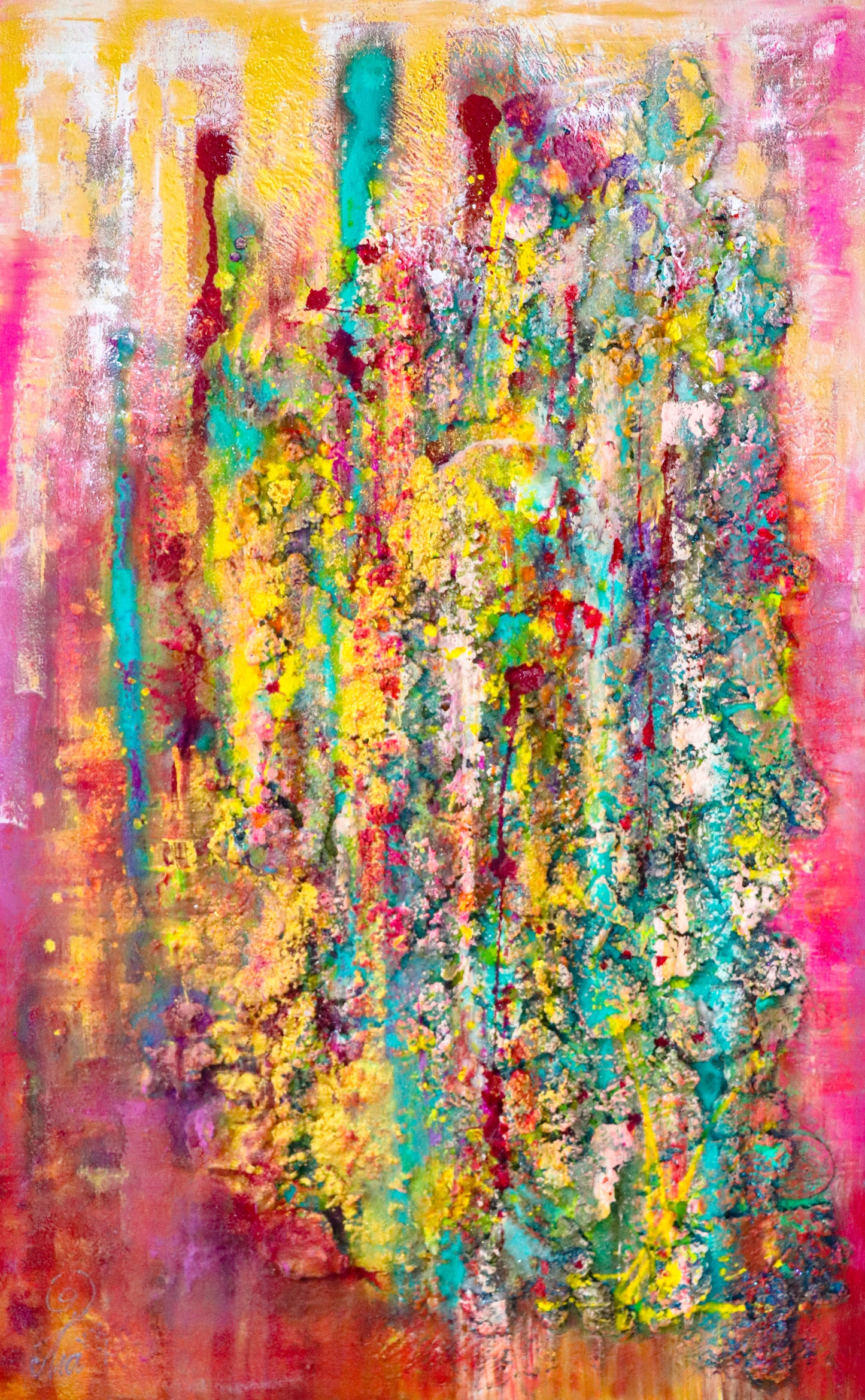 Crystal Cave Original Painting