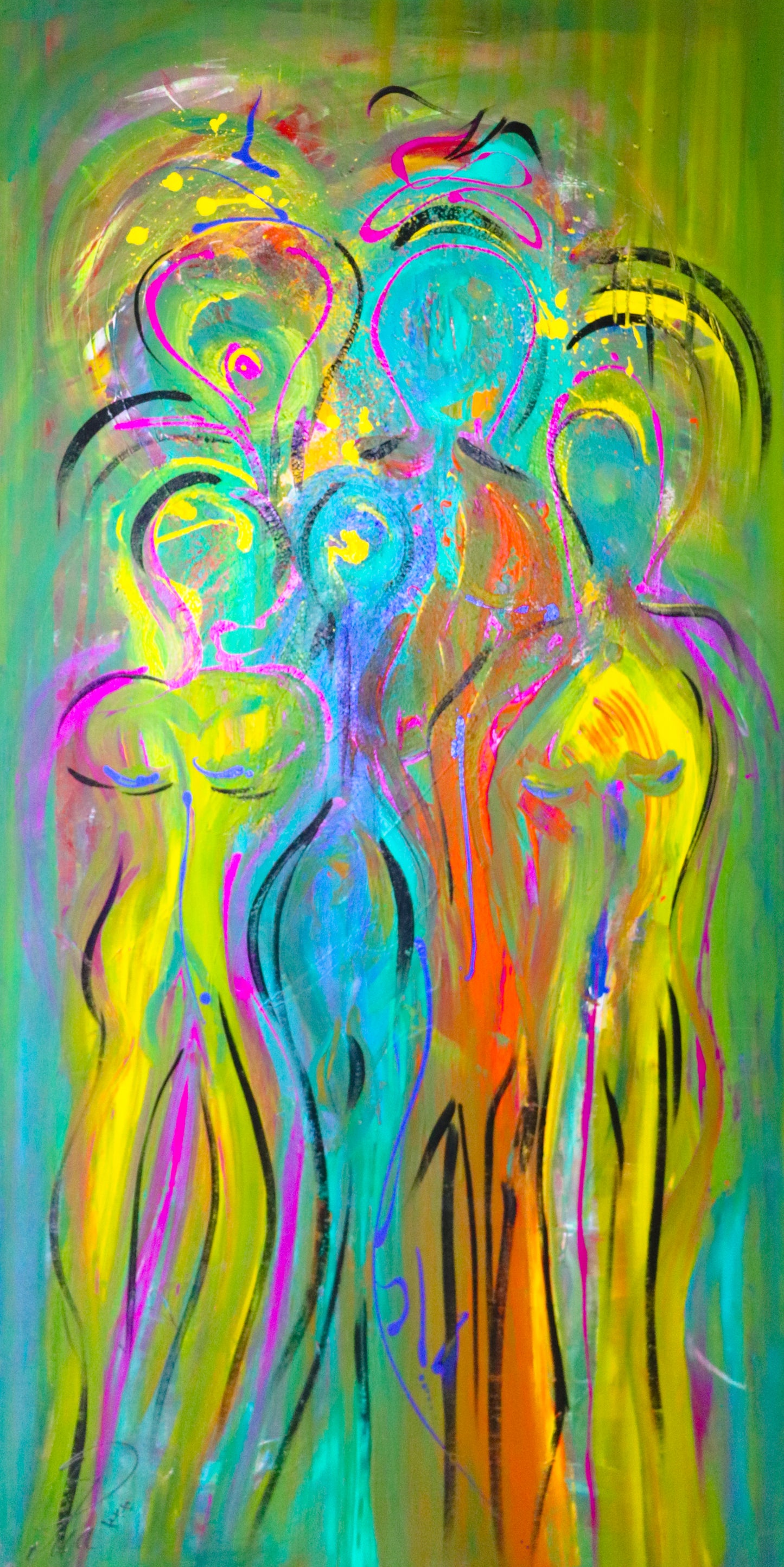 Tribal Mothers Original Painting